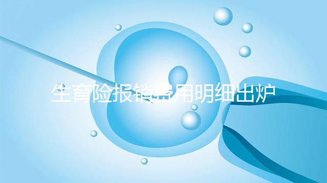 生育險報銷費用明細出爐，工資和繳費年限是重要影響因素