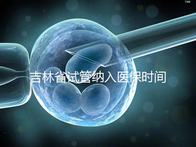 吉林省試管納入醫保時間未定別灰心，助孕補助政策了解下