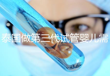 泰國做第三代試管嬰兒需要多少費用，給你1份明細清單