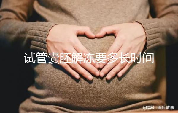 試管囊胚解凍要多長時(shí)間?聽聽移植后的姐妹怎么說