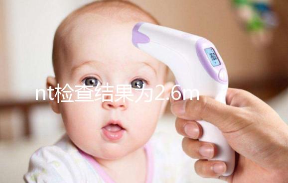 nt檢查結(jié)果為2.6mm不要慌，偏大也不一定畸形